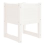 Jardinera madera maciza de pino blanco 40x40x52,5 cm de vidaXL, Maceteros y jardineras - Ref: Foro24-822109, Precio: 41,25 €,...