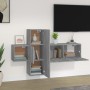 Set de muebles para TV 3 pzas madera contrachapada gris Sonoma de vidaXL, Muebles TV - Ref: Foro24-3120225, Precio: 89,30 €, ...