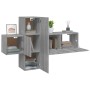 Set de muebles para TV 3 pzas madera contrachapada gris Sonoma de vidaXL, Muebles TV - Ref: Foro24-3120225, Precio: 89,30 €, ...