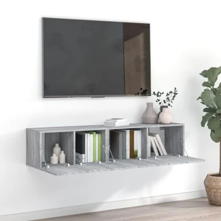 Set de muebles para TV 2 pzas madera contrachapada gris Sonoma de vidaXL, Muebles TV - Ref: Foro24-3120279, Precio: 67,30 €, ...
