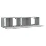 Set de muebles para TV 2 pzas madera contrachapada gris Sonoma de vidaXL, Muebles TV - Ref: Foro24-3120279, Precio: 67,30 €, ...