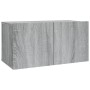 Set de muebles para TV 2 pzas madera contrachapada gris Sonoma de vidaXL, Muebles TV - Ref: Foro24-3120279, Precio: 69,08 €, ...