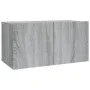 Set de muebles para TV 2 pzas madera contrachapada gris Sonoma de vidaXL, Muebles TV - Ref: Foro24-3120279, Precio: 67,30 €, ...