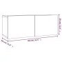 Set de muebles para TV 2 pzas madera contrachapada gris Sonoma de vidaXL, Muebles TV - Ref: Foro24-3120279, Precio: 67,30 €, ...