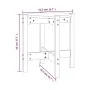Mesa de centro de madera maciza de pino negro Ø42,5x45 cm de vidaXL, Mesas de centro - Ref: Foro24-822316, Precio: 24,60 €, D...