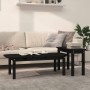 Juego de mesas de centro 2 piezas madera maciza de pino negro de vidaXL, Mesas de centro - Ref: Foro24-822366, Precio: 77,90 ...