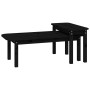 Juego de mesas de centro 2 piezas madera maciza de pino negro de vidaXL, Mesas de centro - Ref: Foro24-822366, Precio: 77,90 ...
