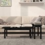 Juego de mesas de centro 2 piezas madera maciza de pino negro de vidaXL, Mesas de centro - Ref: Foro24-822366, Precio: 77,90 ...