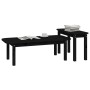 Juego de mesas de centro 2 piezas madera maciza de pino negro de vidaXL, Mesas de centro - Ref: Foro24-822366, Precio: 77,90 ...