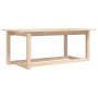 Mesa de centro de madera maciza de pino 110x55x45 cm de vidaXL, Mesas de centro - Ref: Foro24-822167, Precio: 66,30 €, Descue...