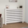 Cubierta de radiador madera maciza de pino blanco 108,5x19x84cm de vidaXL, Accesorios para radiadores de calefacción - Ref: F...