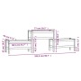 Jardinera madera maciza de pino marrón miel 245,5x44x75 cm de vidaXL, Maceteros y jardineras - Ref: Foro24-822255, Precio: 15...