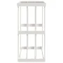 Soporte para leña de exterior madera pino blanco 108x52x106 cm de vidaXL, Bolsas y soportes de leña - Ref: Foro24-822627, Pre...
