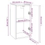 Muebles para TV 7 uds contrachapado roble ahumado 30,5x30x60 cm de vidaXL, Muebles TV - Ref: Foro24-3120335, Precio: 197,62 €...