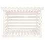 Leñero de madera maciza de pino blanco 108x73x79 cm de vidaXL, Accesorios para bolsas y soportes de leña - Ref: Foro24-822228...