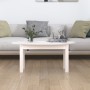 Mesa de centro de madera maciza de pino blanco 80x40x35 cm de vidaXL, Mesas de centro - Ref: Foro24-822348, Precio: 52,66 €, ...