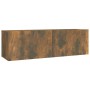Set de muebles de TV 2 pzas madera contrachapada roble ahumado de vidaXL, Muebles TV - Ref: Foro24-3120281, Precio: 73,69 €, ...