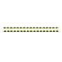 Protectores de esquina 2 uds PU amarillo y negro 6x2x101,5 cm de vidaXL, Señales de estacionamiento y vados - Ref: Foro24-153...