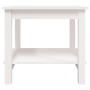 Mesa de centro de madera maciza de pino blanca 50x50x45 cm de vidaXL, Mesas de centro - Ref: Foro24-822278, Precio: 80,32 €, ...