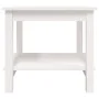 Mesa de centro de madera maciza de pino blanca 50x50x45 cm de vidaXL, Mesas de centro - Ref: Foro24-822278, Precio: 76,97 €, ...
