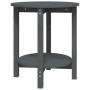 Mesa de centro de madera maciza de pino gris Ø55x60 cm de vidaXL, Mesas de centro - Ref: Foro24-822354, Precio: 55,12 €, Desc...