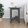 Mesa de centro de madera maciza de pino gris Ø55x60 cm de vidaXL, Mesas de centro - Ref: Foro24-822354, Precio: 55,12 €, Desc...
