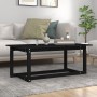 Mesa de centro de madera maciza de pino negro 110x55x45 cm de vidaXL, Mesas de centro - Ref: Foro24-822171, Precio: 79,03 €, ...