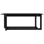 Mesa de centro de madera maciza de pino negro 110x55x45 cm de vidaXL, Mesas de centro - Ref: Foro24-822171, Precio: 79,03 €, ...