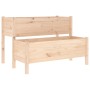 Jardinera de madera maciza de pino 110x84x75 cm de vidaXL, Maceteros y jardineras - Ref: Foro24-822262, Precio: 158,36 €, Des...