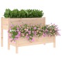 Jardinera de madera maciza de pino 110x84x75 cm de vidaXL, Maceteros y jardineras - Ref: Foro24-822262, Precio: 158,36 €, Des...