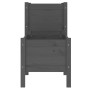 Jardinera de madera maciza de pino gris 245,5x44x75 cm de vidaXL, Maceteros y jardineras - Ref: Foro24-822254, Precio: 186,62...