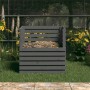 Compostador de madera maciza de pino gris 80x80x78 cm de vidaXL, Compostadores - Ref: Foro24-822189, Precio: 118,83 €, Descue...
