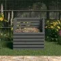 Compostador de madera maciza de pino gris 80x80x78 cm de vidaXL, Compostadores - Ref: Foro24-822189, Precio: 117,24 €, Descue...