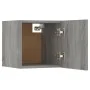 Juego de muebles de pared para TV contrachapado gris Sonoma de vidaXL, Muebles TV - Ref: Foro24-3120303, Precio: 125,99 €, De...