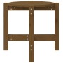 Mesa de centro de madera maciza de pino marrón miel Ø52,5x45 cm de vidaXL, Mesas de centro - Ref: Foro24-822310, Precio: 34,1...