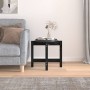 Mesa de centro de madera maciza de pino negro Ø52,5x45 cm de vidaXL, Mesas de centro - Ref: Foro24-822311, Precio: 30,73 €, D...