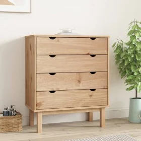 Cajonera OTTA madera maciza de pino 76,5x39,5x90 cm de vidaXL, Cajoneras - Ref: Foro24-348582, Precio: 123,04 €, Descuento: %