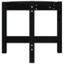 Mesa de centro de madera maciza de pino negro Ø52,5x45 cm de vidaXL, Mesas de centro - Ref: Foro24-822311, Precio: 30,46 €, D...