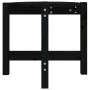 Mesa de centro de madera maciza de pino negro Ø52,5x45 cm de vidaXL, Mesas de centro - Ref: Foro24-822311, Precio: 30,73 €, D...