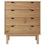 Cajonera OTTA madera maciza de pino 76,5x39,5x90 cm de vidaXL, Cajoneras - Ref: Foro24-348582, Precio: 123,04 €, Descuento: %