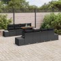 Conjunto de Comedor de Jardín con cojín 9 pcs Negro y Marrón en Sofás de exterior | Comprar online en Foru.es
