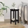 Mesa de centro de madera maciza de pino negro Ø40x60 cm de vidaXL, Mesas de centro - Ref: Foro24-822361, Precio: 45,33 €, Des...