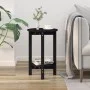 Mesa de centro de madera maciza de pino negro Ø40x60 cm de vidaXL, Mesas de centro - Ref: Foro24-822361, Precio: 45,33 €, Des...