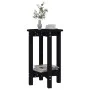 Mesa de centro de madera maciza de pino negro Ø40x60 cm de vidaXL, Mesas de centro - Ref: Foro24-822361, Precio: 45,33 €, Des...