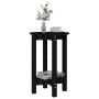 Mesa de centro de madera maciza de pino negro Ø40x60 cm de vidaXL, Mesas de centro - Ref: Foro24-822361, Precio: 45,93 €, Des...
