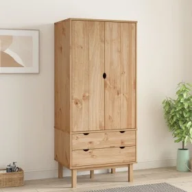OTTA solid pine wood wardrobe 76.5x53x172 cm by vidaXL, Wardrobes - Ref: Foro24-348588, Price: 285,21 €, Discount: %