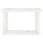Leñero de madera maciza de pino blanco 108x64,5x77 cm de vidaXL, Accesorios para bolsas y soportes de leña - Ref: Foro24-8224...