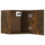 Juego de muebles de pared para TV contrachapado roble ahumado de vidaXL, Muebles TV - Ref: Foro24-3120302, Precio: 115,34 €, ...
