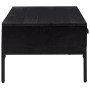 Mesa de centro madera maciza de pino negro 90x50x35 cm de vidaXL, Mesas de centro - Ref: Foro24-349930, Precio: 138,33 €, Des...