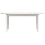 Mesa de centro de madera maciza de pino blanco 110x55x45 cm de vidaXL, Mesas de centro - Ref: Foro24-822343, Precio: 73,41 €,...